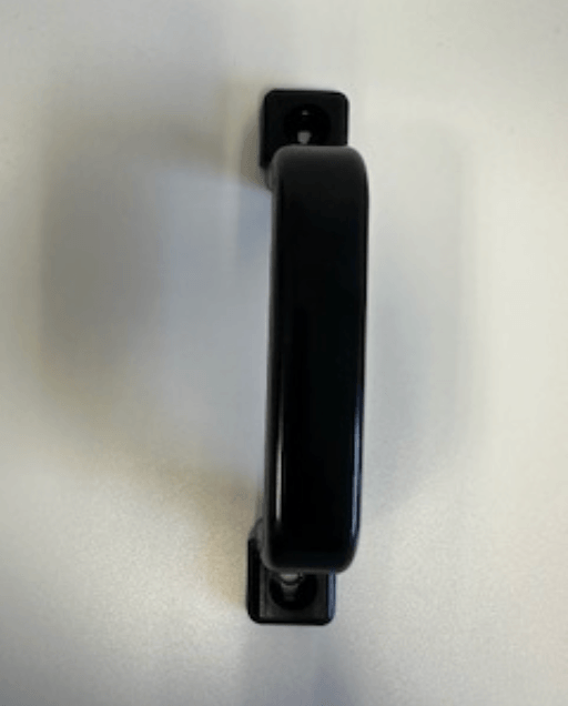 Steigegriff aus schwarzem pvc Klappenhandgriff 160 mm