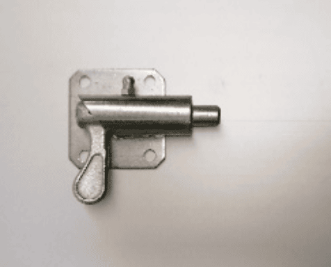 Federriegel mit Grundplatte