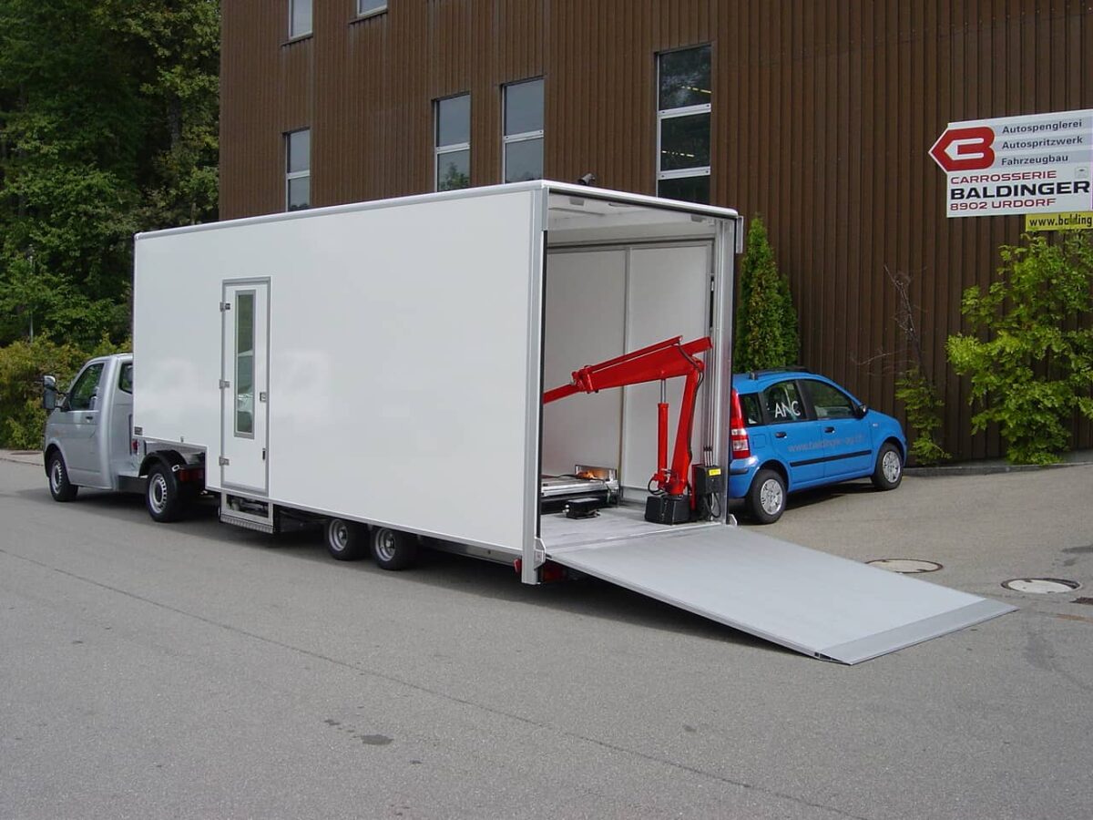 Fahrbare Werkstatt Baldinger-Spezialfahrzeug