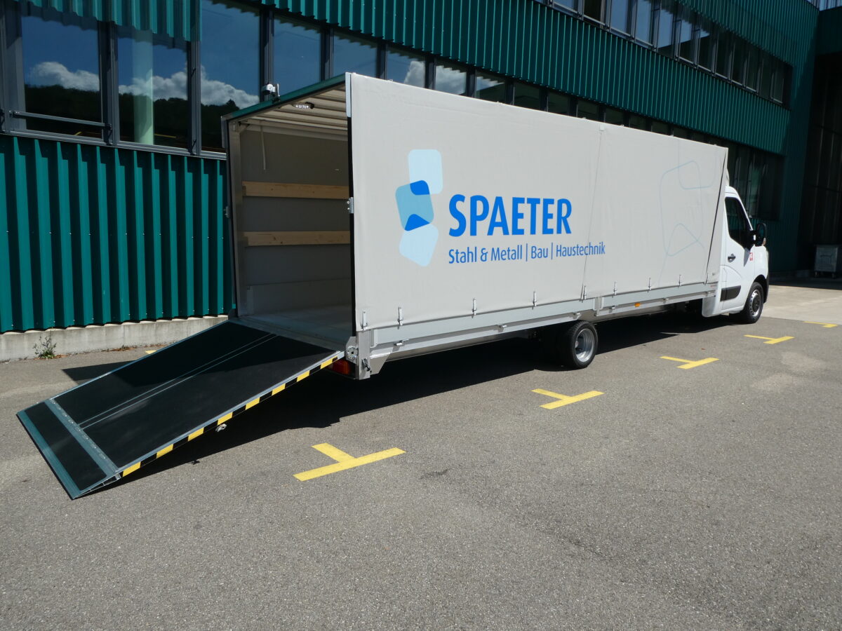 Spaeter Stahl, Metall, Bau & Haustechnik Transport Fahrzeug von Baldinger