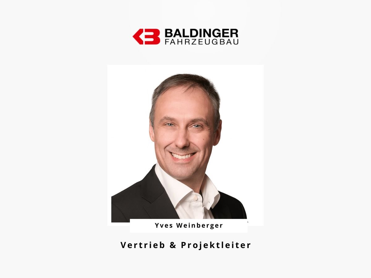Yves Weinberger, Technischer Vertrieb & Projektleiter bei Fahrzeugbau Baldinger