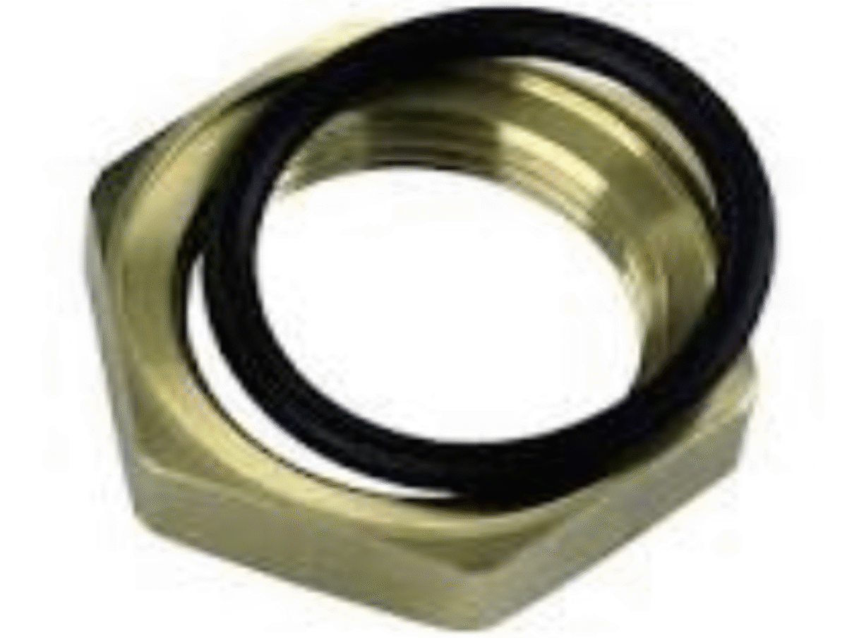 Messing Kontermutter M16 x 1.5 22 x 7 x 22 mm