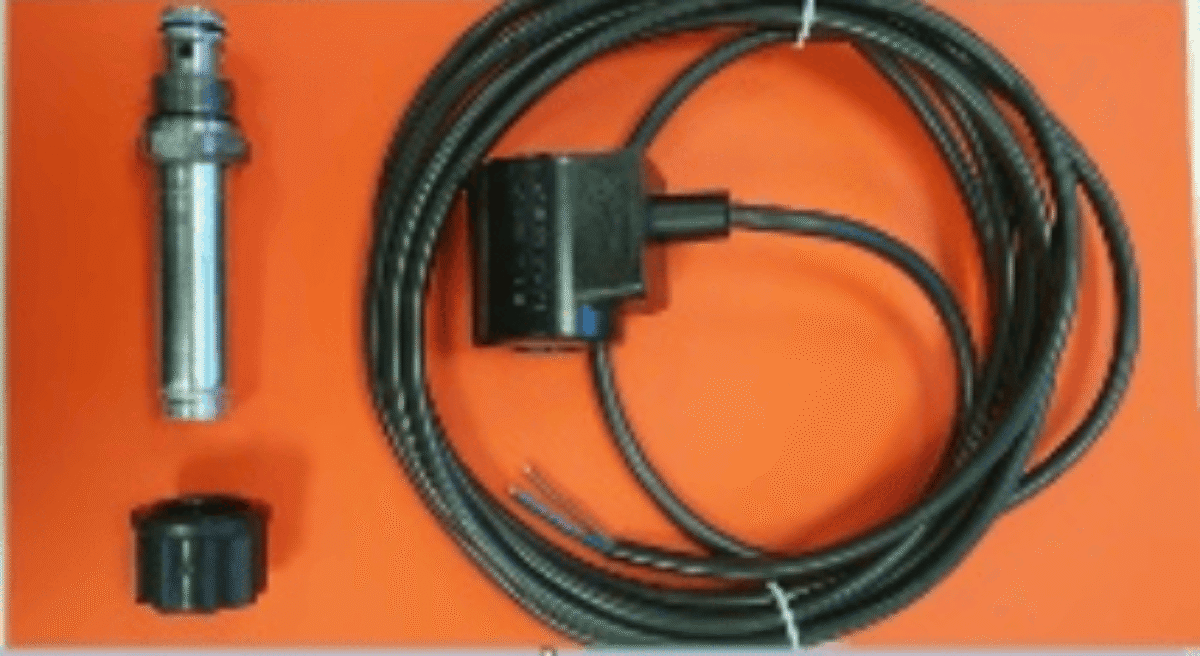 Magnetspule 12V mit 3 Meter Kabel für Ventilkern bei Hub- und Schliesszyllidner Hebebühne