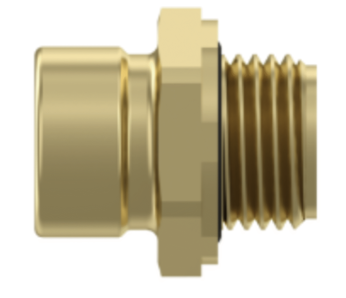 Messing Steckverbinder M 16 x 1.5 auf 8 19 x 22 x 32 mm