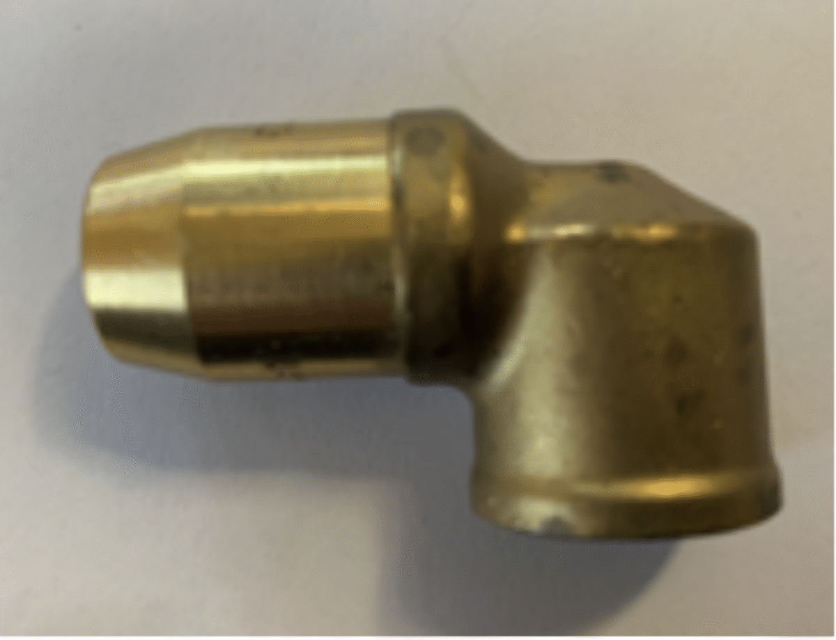 Messing Winkel-Einschraubung 90 grad P5
