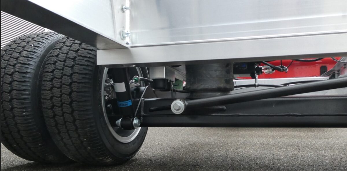 Ultra Light Chassis mit Doppelbereifung