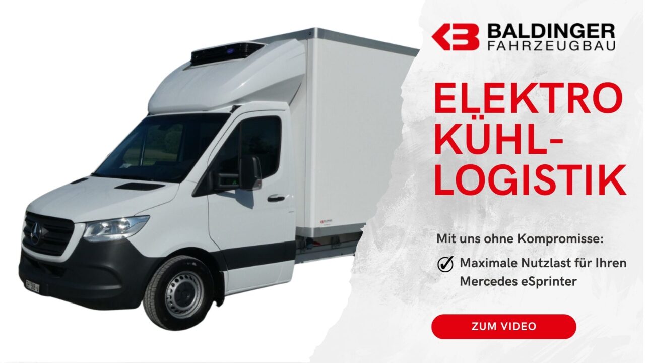 Mercedes eSprinter Frigo Box Aufbau für Kühlfahrzeuge